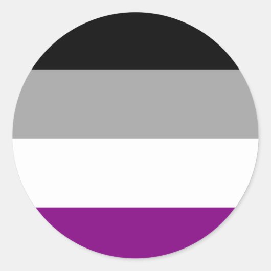 Asexuele sticker (Voorkant)