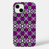 Asexutieloop / paarse spiegelbloem Case-Mate iPhone case (Achterkant)