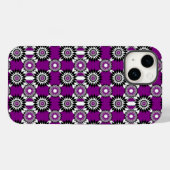 Asexutieloop / paarse spiegelbloem Case-Mate iPhone case (Achterkant (horizontaal))