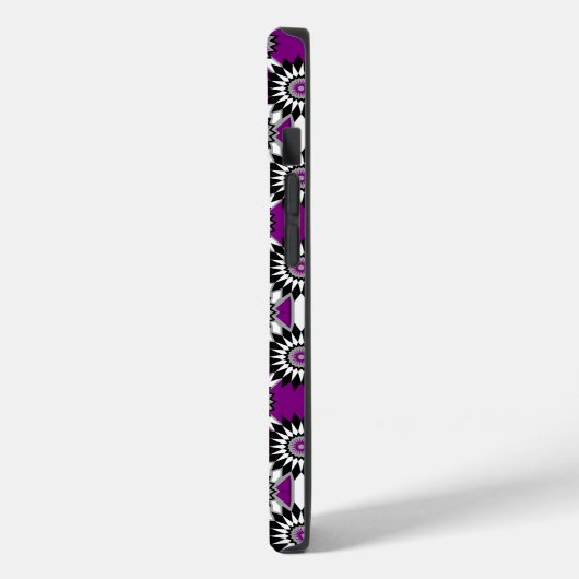 Asexutieloop / paarse spiegelbloem Case-Mate iPhone case (Achterkant / Links)