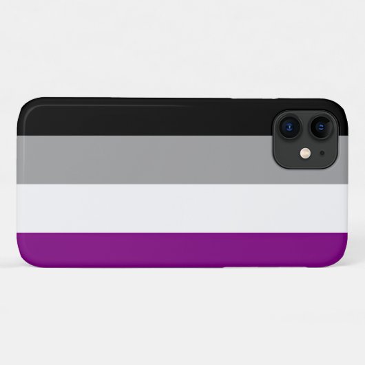 Asexutiervlag Case-Mate iPhone Case (Achterkant (horizontaal))