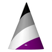 Asexutiervlag Feesthoedjes (Links)