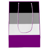 Asexutiervlag Medium Cadeauzakje (Achterkant)