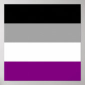 Asexutiervlag Poster (Voorkant)