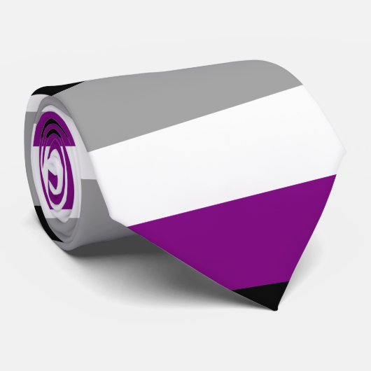 Asexutiervlag Stropdas (Opgerold)