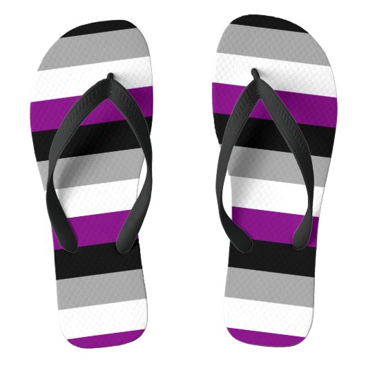 Asexutiervlag Teenslippers (Voetbed)