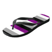 Asexutiervlag Teenslippers (Schuin)