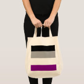 Asexutiervlag Tote Bag (Voorkant (product))
