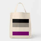 Asexutiervlag Tote Bag (Voorkant)