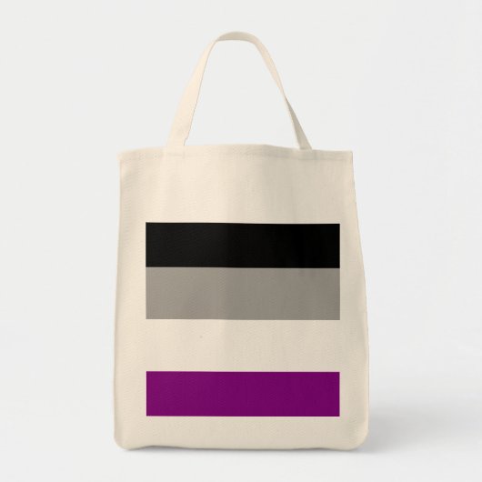 Asexutiervlag Tote Bag (Voorkant)