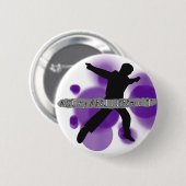 Asexy en ik weten het: Asexuality Pride Merch Ronde Button 5,7 Cm (Voorkant /achterkant)