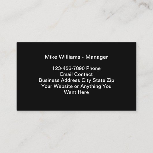 asfalt bestrating en constructie Visitekaartjes (Achterkant)