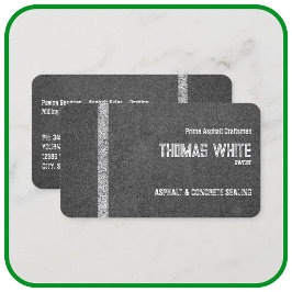 asfaltbestrating visitekaartje