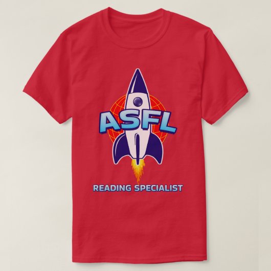 ASFL LEESSPECIALIST TShirt (Design voorkant)