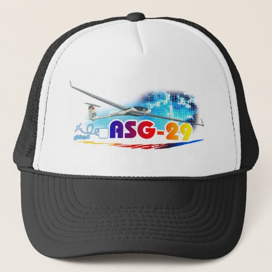 ASG 29 Schleicher Glider Trucker Pet (Voorkant)