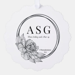 ASG Logo met datum Ornament Kaart