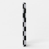 Asgrijs Checker Patroonontwerp Case-Mate iPhone Case (Achterkant/links)