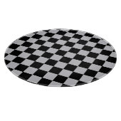 Asgrijs Checker Patroonontwerp Snijplank (Hoek)