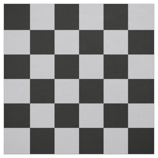 Asgrijs Checker Patroonontwerp Stof (Swatch)
