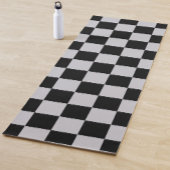 Asgrijs Checker Patroonontwerp Yogamat