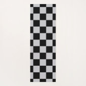 Asgrijs Checker Patroonontwerp Yogamat (Achterkant)