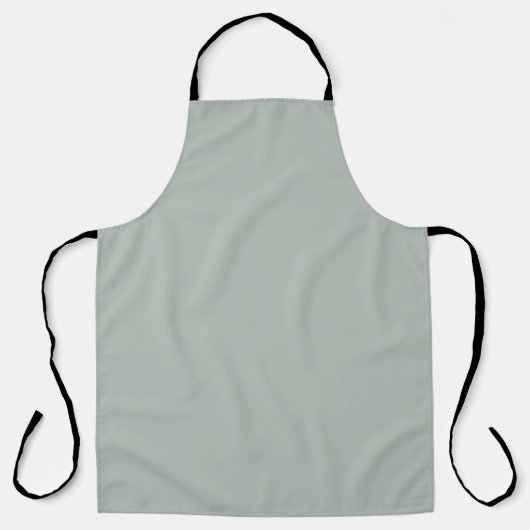 Asgrijs (effen kleur) schort (Voorkant)