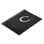 Asgrijs Hoefijzer Notitieboek (Linkerzijde)