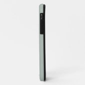 Asgrijze effen kleur | Minimalistische naam Case-Mate iPhone Case (Achterkant/links)