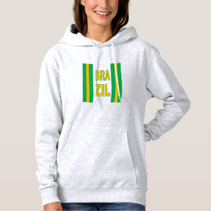Asgrijze hoodie voor dames DESIGN BRAZILIË