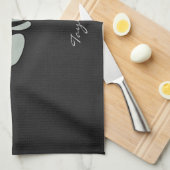 Asgrijze vis Botten Theedoek (Quarter Fold)