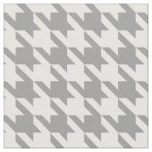 Asgrijze witte Houndstooth Check Stof (Close Up)
