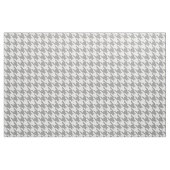 Asgrijze witte Houndstooth Check Stof (Fat Quarter)
