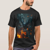 Ash and Ember – Crow of Rebirth T-Shirt | Dark Cur (Voorkant)