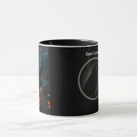 Ash and Ember – Rebirth Crow Mug | Dark Curiosity  Mok (Midden)