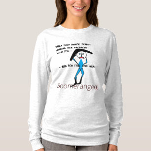 Ash Auntie Love Long hoeve Boomeranged T-shirt
