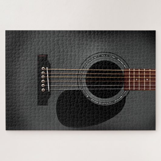Ash Black Acoustic Guitar Legpuzzel (Horizontaal)