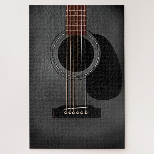 Ash Black Acoustic Guitar Legpuzzel (Verticaal)