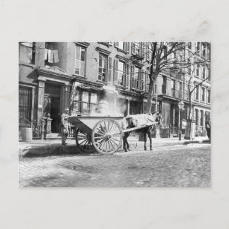 Ash Cart New York 1896 Briefkaart