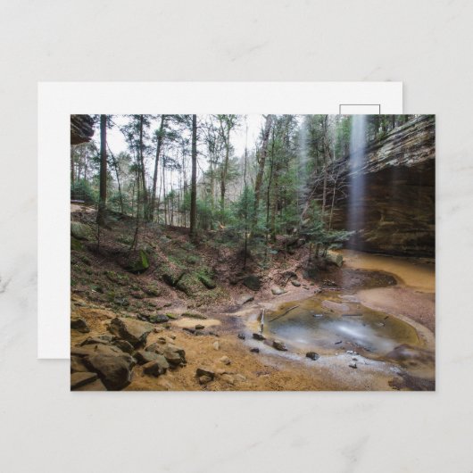 Ash Cave, Hocking Hills State Park, Ohio Briefkaart (Voorkant / Achterkant)