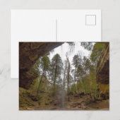 Ash Cave, Hocking Hills State Park, Ohio Briefkaart (Voorkant / Achterkant)