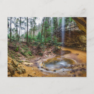 Ash Cave, Hocking Hills State Park, Ohio Briefkaart