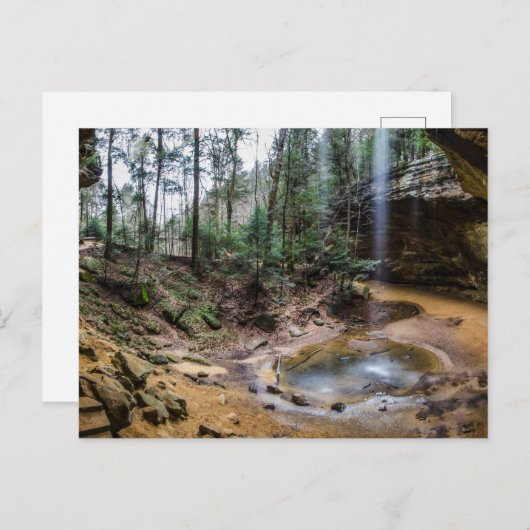 Ash Cave, Hocking Hills State Park, Ohio Briefkaart (Voorkant / Achterkant)