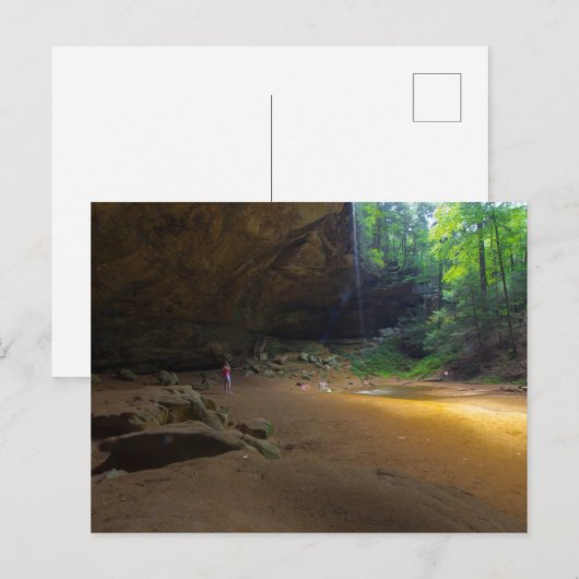 Ash Cave, Hocking Hills State Park, Ohio Briefkaart (Voorkant / Achterkant)