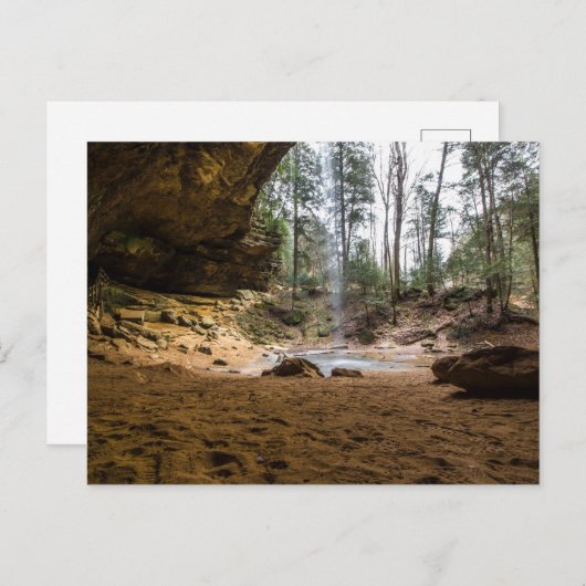 Ash Cave, Hocking Hills State Park, Ohio Briefkaart (Voorkant / Achterkant)