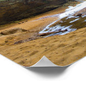 Ash Cave in Winter, Ohio Poster (Hoek)