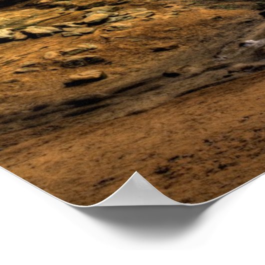 Ash Cave waterval, Hocking Hills, Ohio Poster (Hoek)