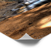 Ash Cave waterval, Hocking Hills, Ohio Poster (Hoek)