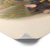 Ash Colored Harrier Bird Poster (Hoek)