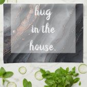 Ash & Ember - wit Theedoek (Gevouwen)