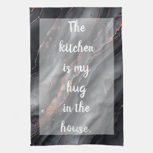 Ash & Ember - wit Theedoek (Verticaal)